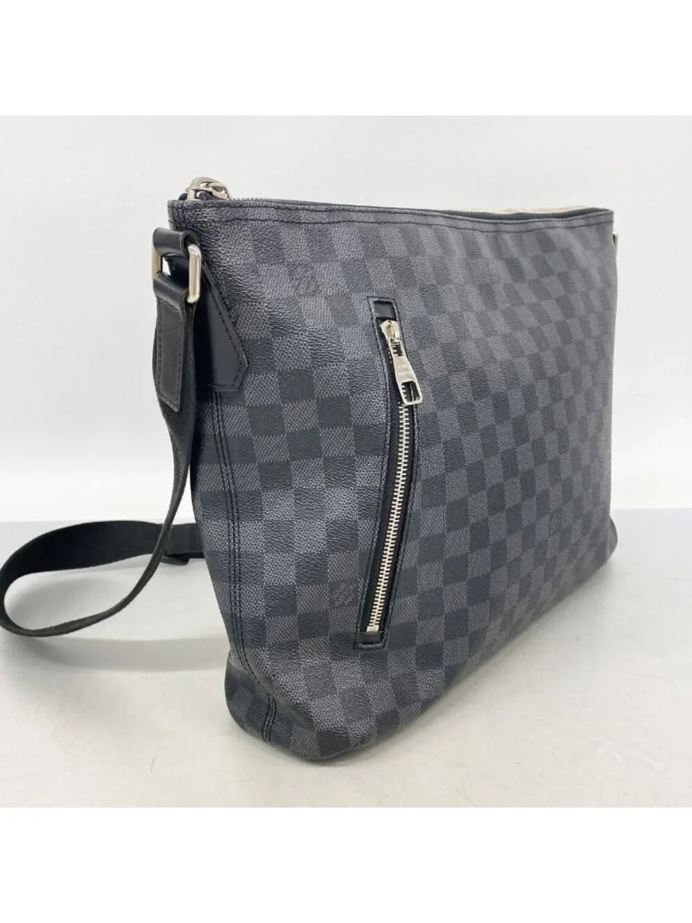 Louis Vuitton Shoulder Bag Damier Graphite Mick MM Black